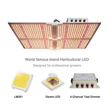 將圖片載入圖庫檢視器 G550-4H UV IR FR Adjustable Spectrum LED Grow Light for Indoor Professional Growers