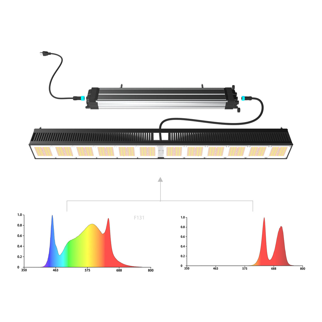 G650 Adjustable Spectrum LED Grow Light Customized Spectrum LM301B Reflector Design Higher Light Efficiency