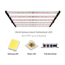 Load image into Gallery viewer, G120-3H 750W/950W Adjust UV FR IR Spectrum Foldable LED Grow Light Good For Increase THC-CBD
